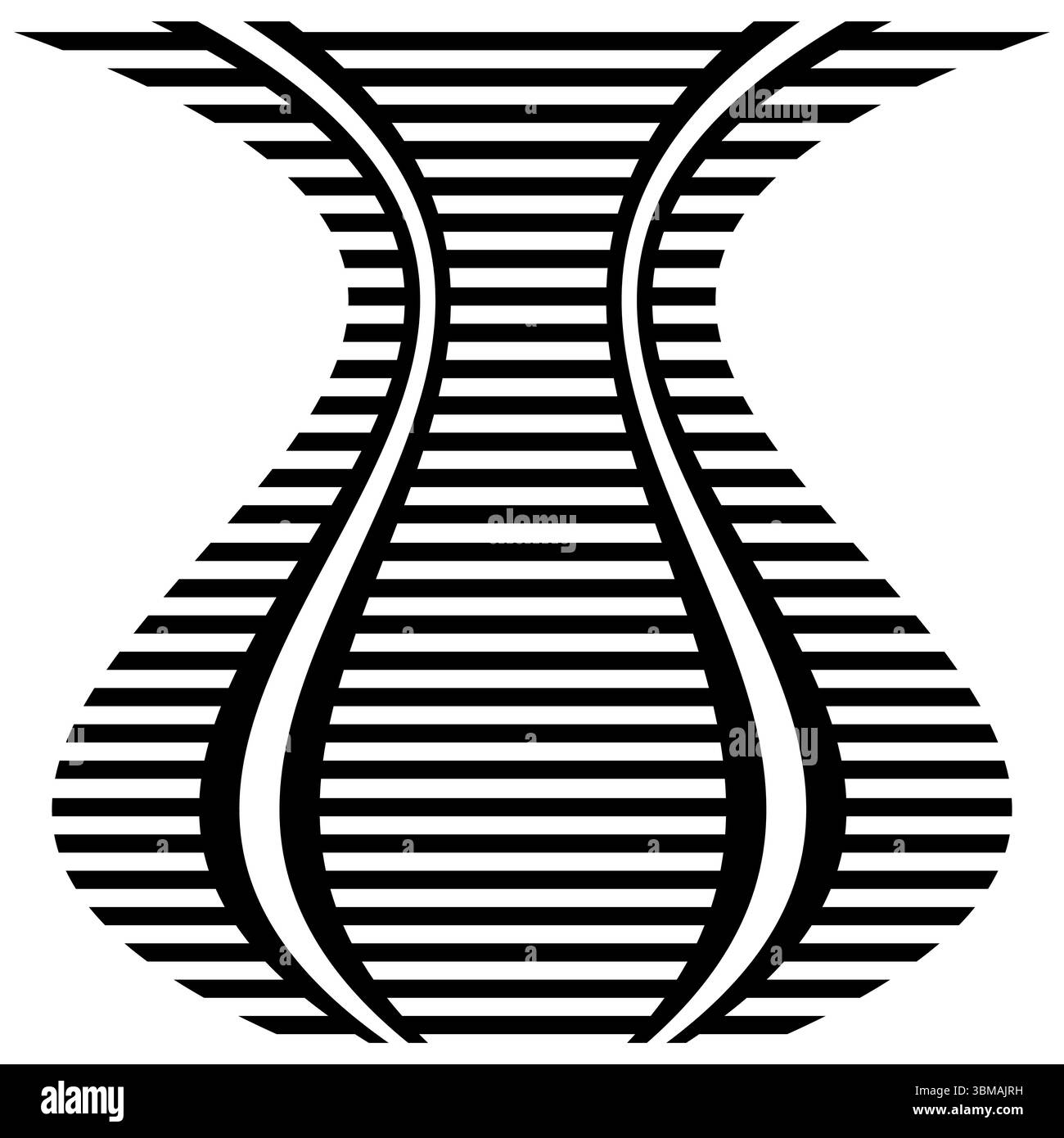 Track icon pattern. Curved path symbol. Black road vector. Smooth ...