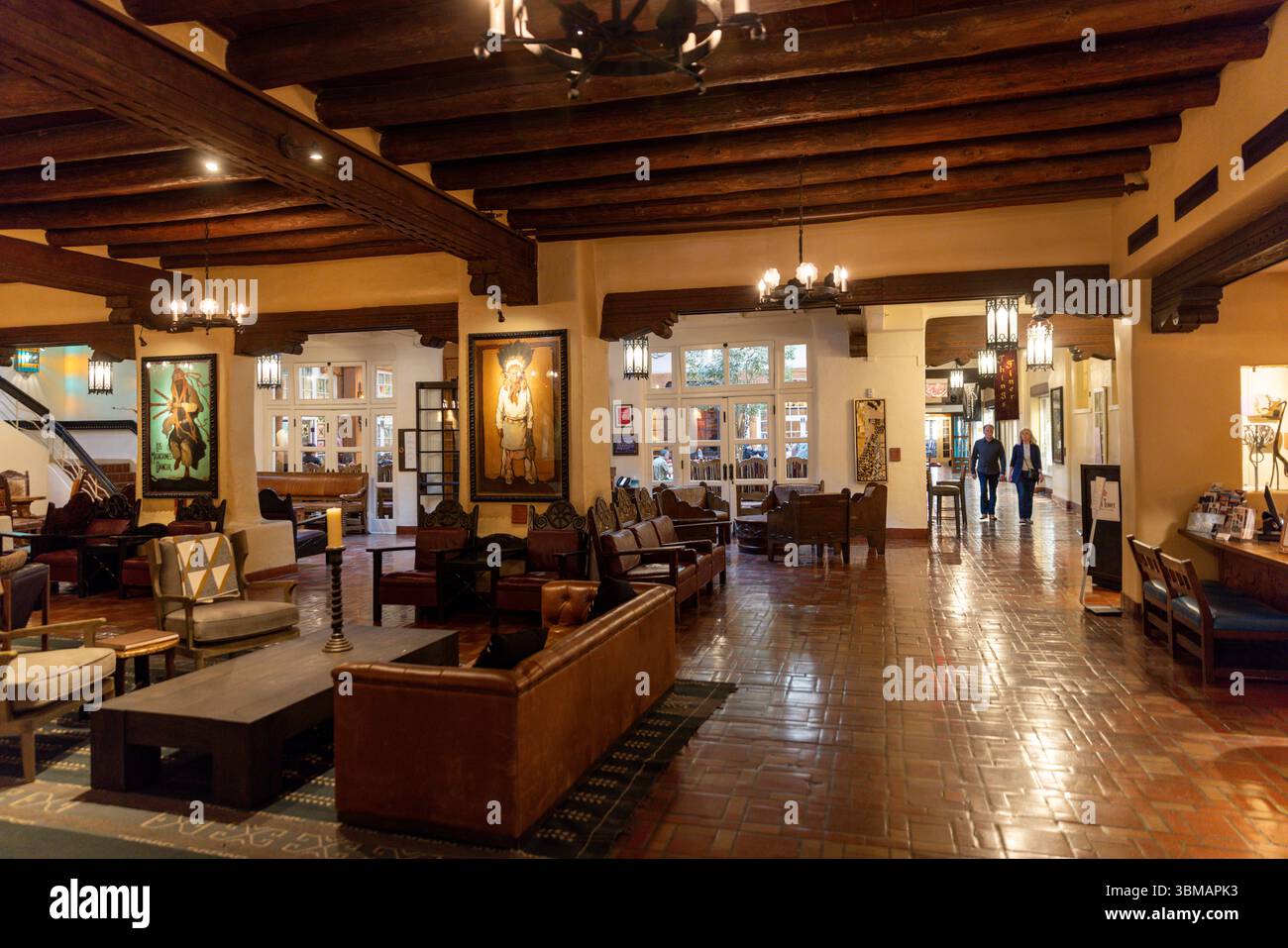 The La Fonda On The Plaza is a historic hotel in downtown Santa Fe that ...