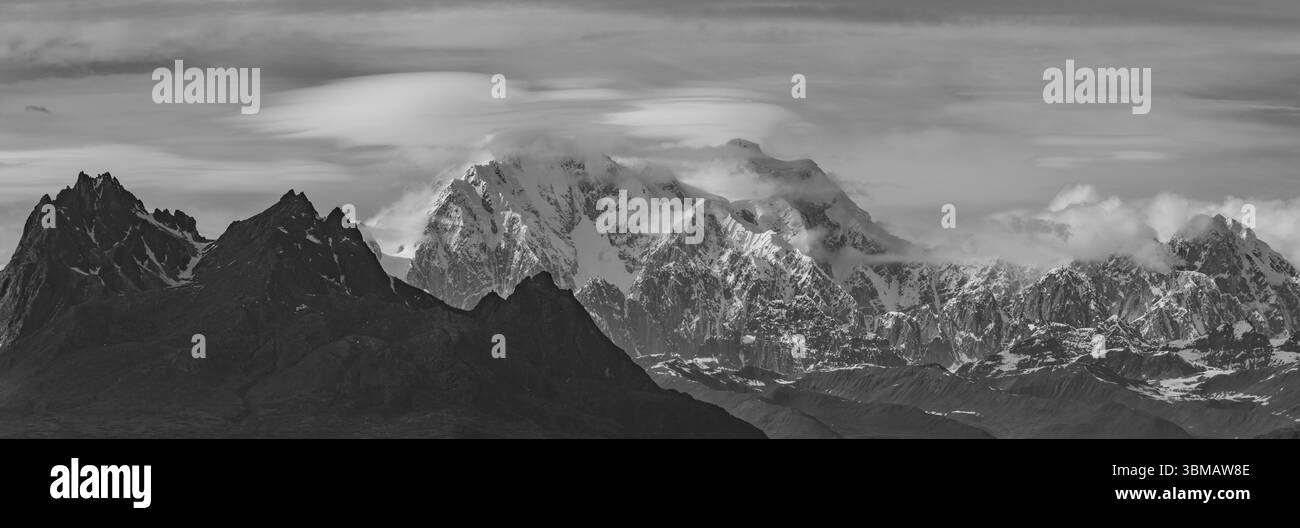 Panorama sky clouds in Black and White Stock Photos & Images - Alamy