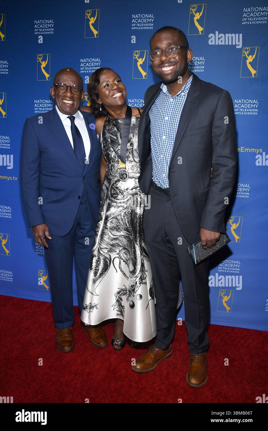 New York, USA. 25th June, 2025. (L-R) Al Roker, Deborah Roberts and ...