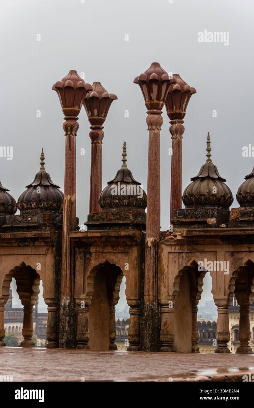 Intricate Domes and Pillars View Stock Photo
