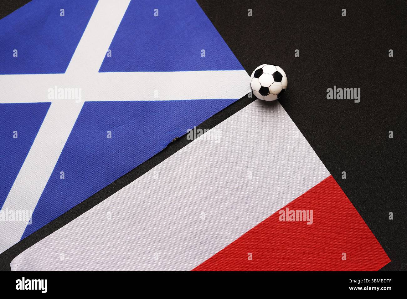 Scotland vs Poland, Football match with national flags Stock Photo - Alamy