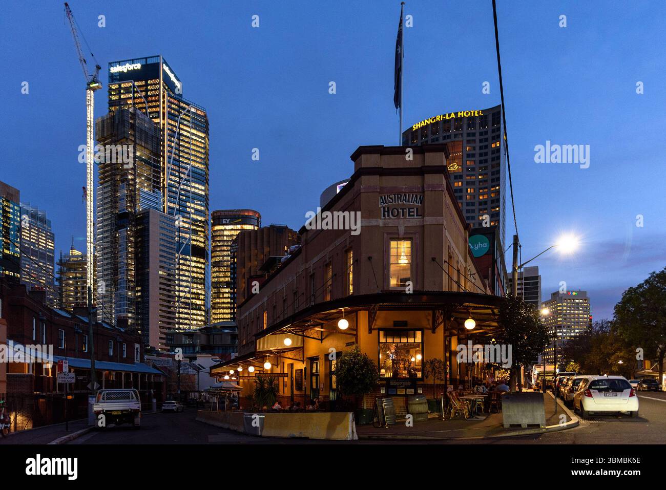 The Rocks Area The outside of the Australian Heritage Hotel in the Rocks area of ...