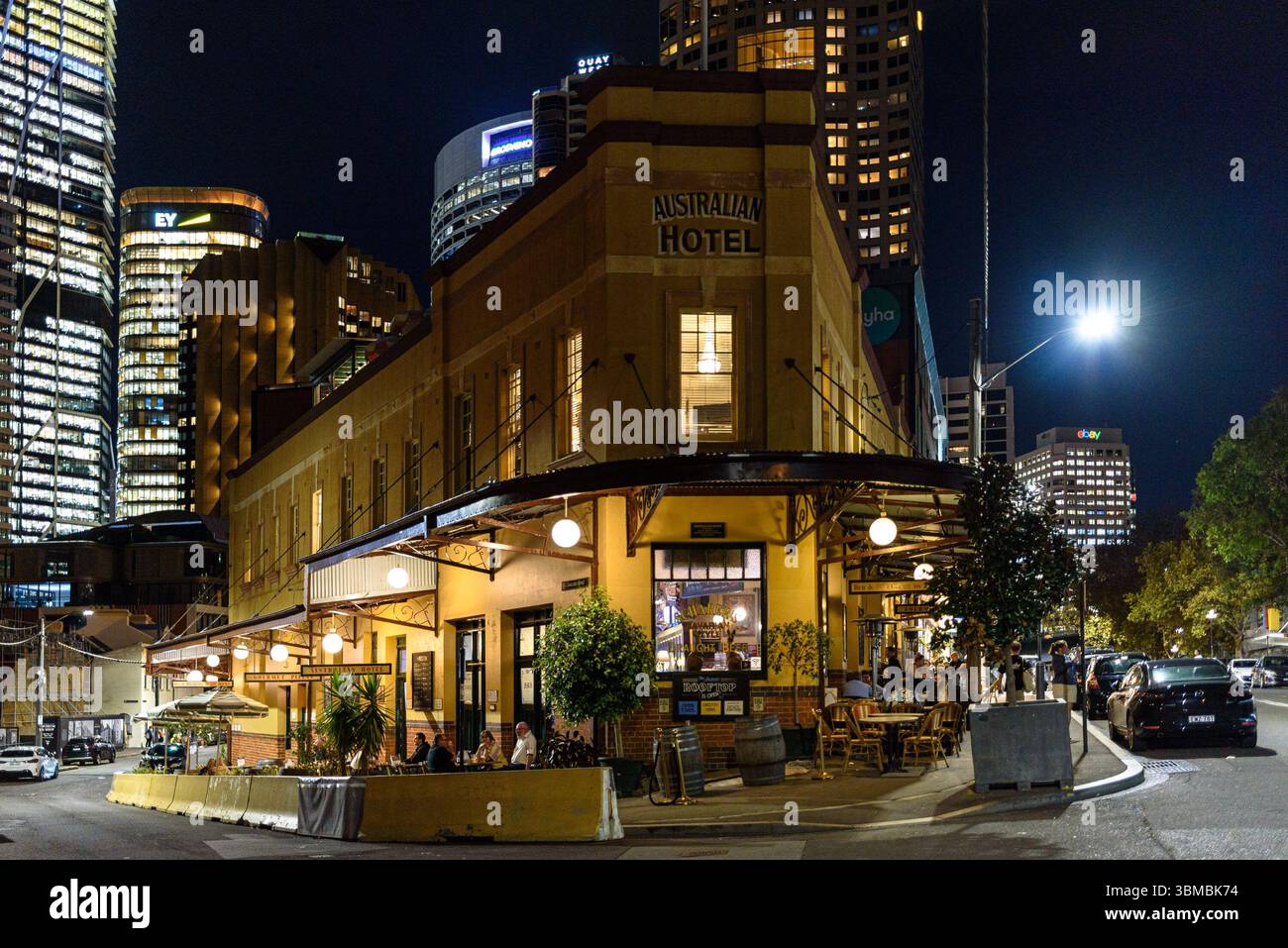 The outside of the Australian Heritage Hotel in the Rocks area of ...