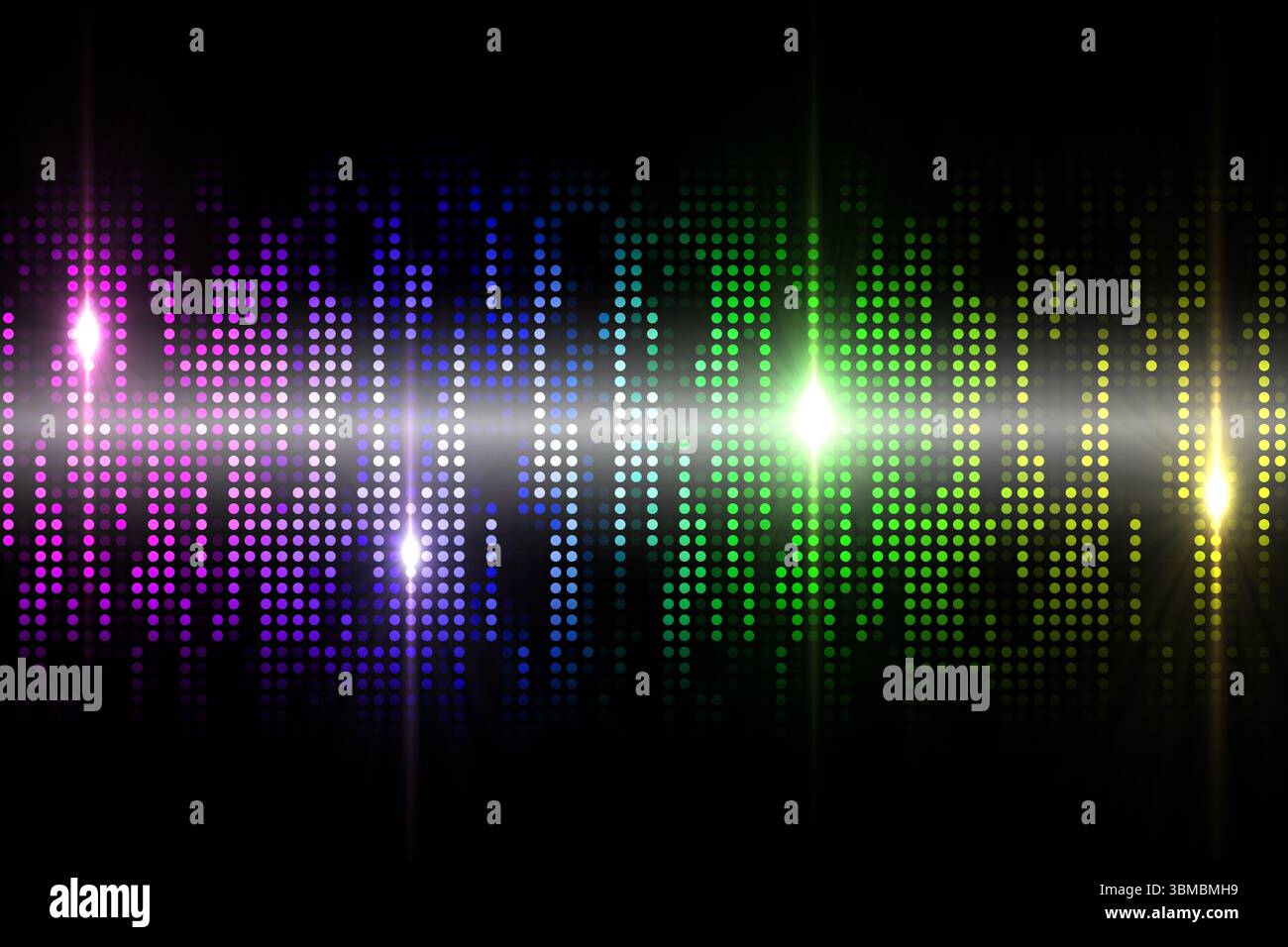 Digitally generated cool pixel background Stock Photo