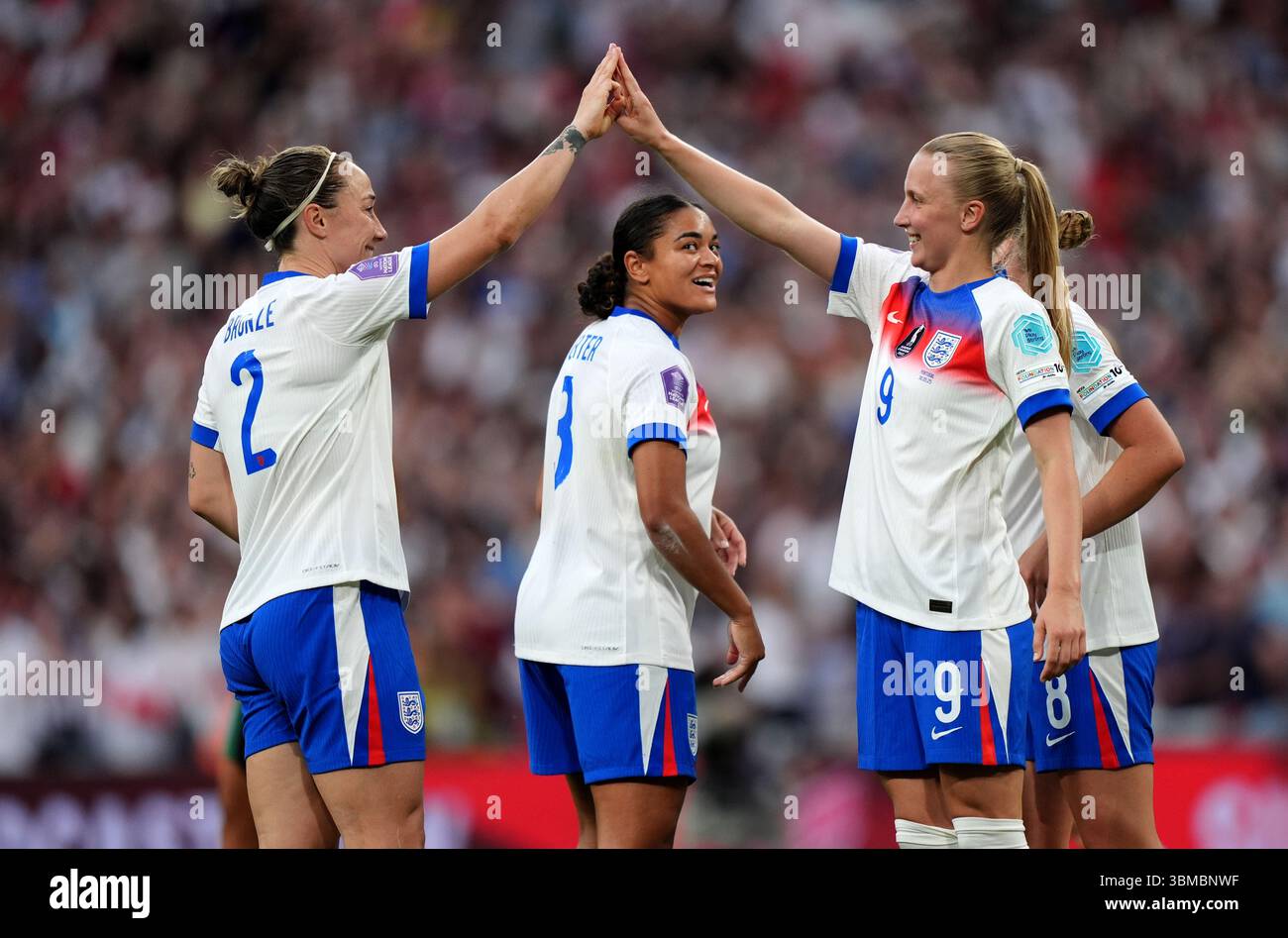 File photo dated 30-05-2025 of England's Aggie Beever-Jones (right ...