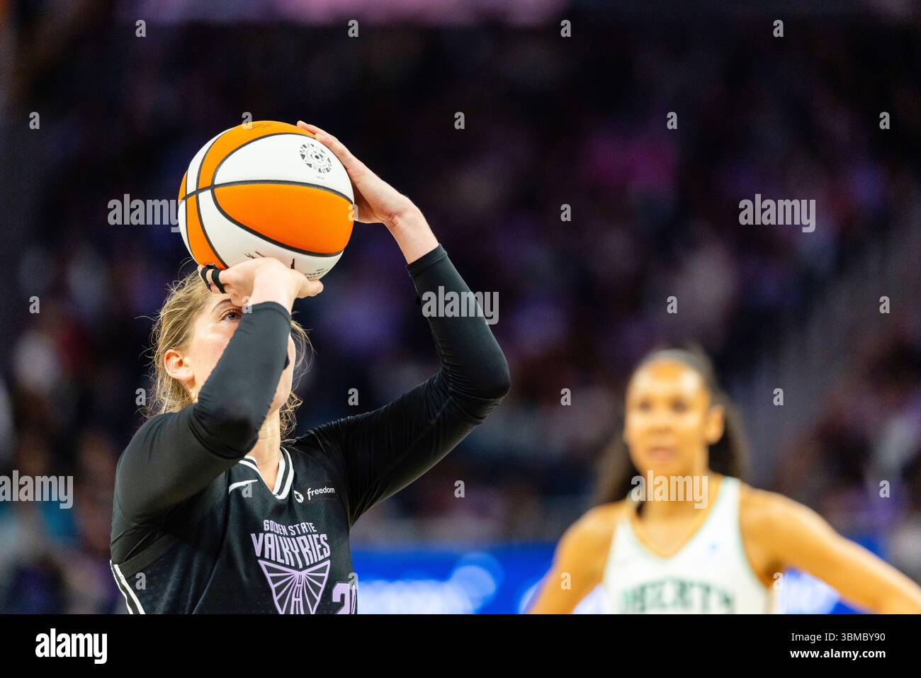 SAN FRANCISCO, CA - JUNE 25: Golden State Valkyries guard Kate Martin ...