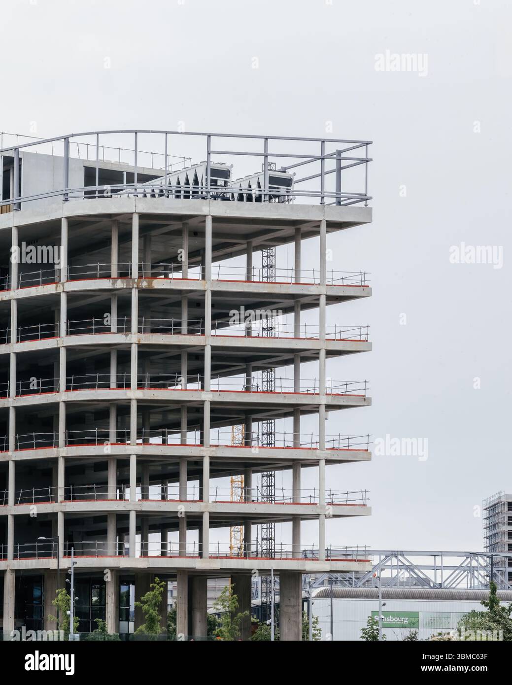 Panorama unfinished level construction site hi-res stock photography ...