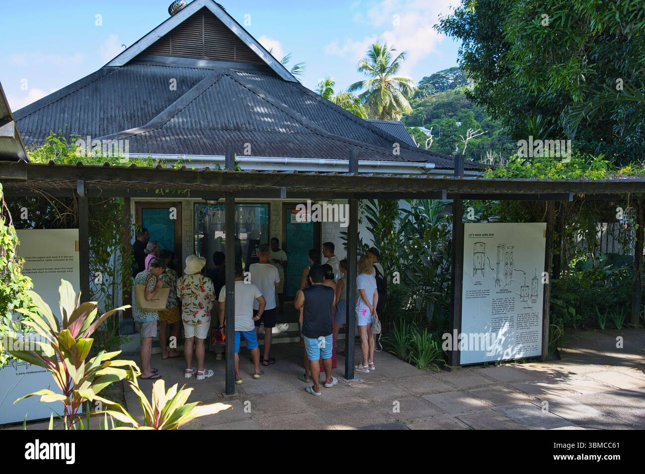 Mahe, Seychelles 3.06.25 Takamaka rum distillery, free rum distillery tours Stock Photo