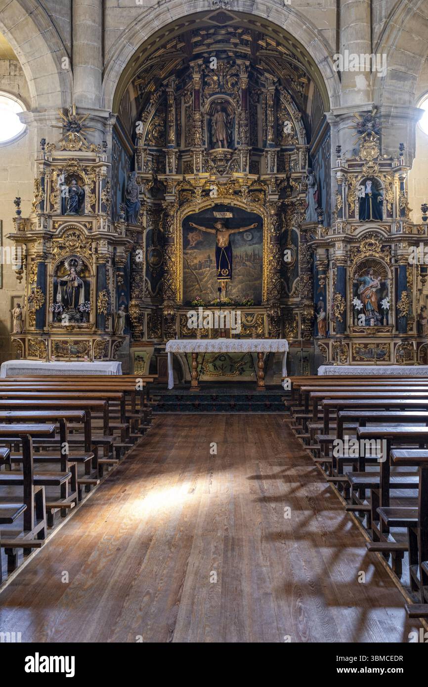 Einsiedelei von San Juan, Christus der Heilmittel, 18. Jahrhundert, Briones, La Rioja, Spanien Stock Photo