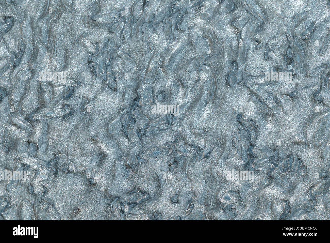 Abstract silver metallic texture with organic flowing patterns Stock ...