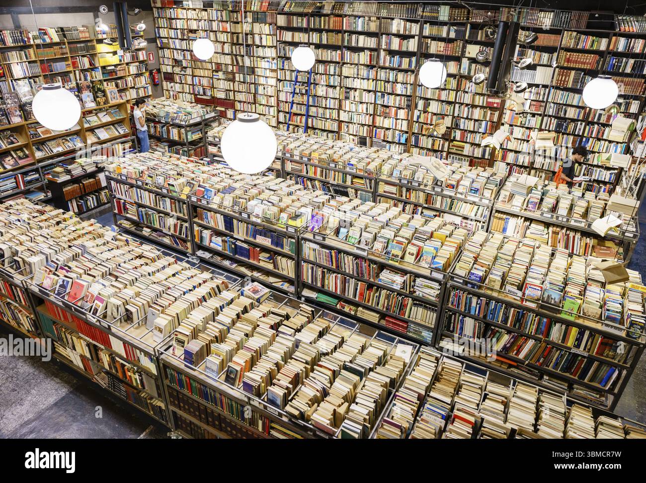 The largest second-hand bookstore in Spain, El Siglo, Sant Cugat del Valles, (Valles Occidental), Catalonia, Spain, Europe Stock Photo