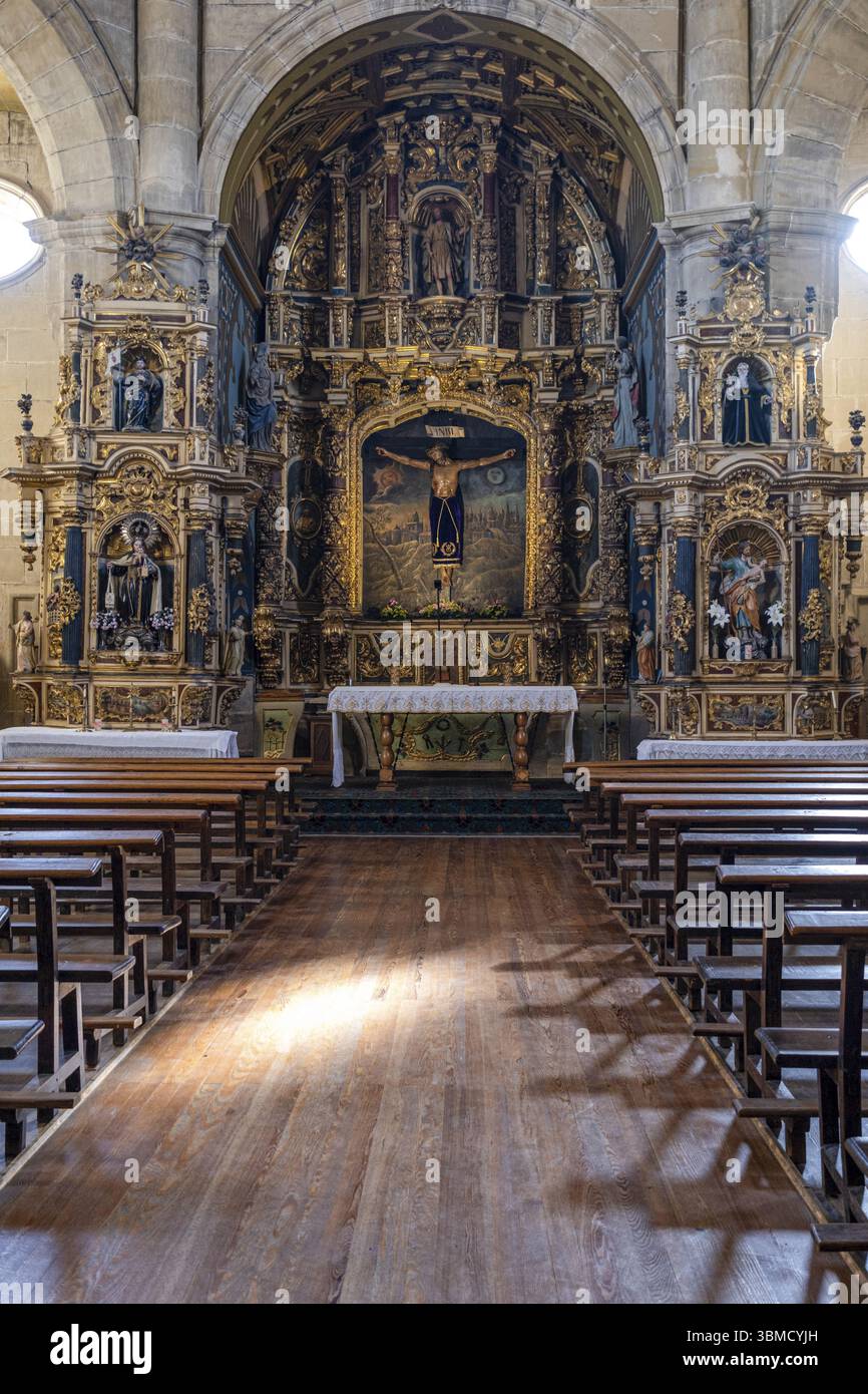 Einsiedelei von San Juan, Christus der Heilmittel, 18. Jahrhundert, Briones, La Rioja, Spanien Stock Photo