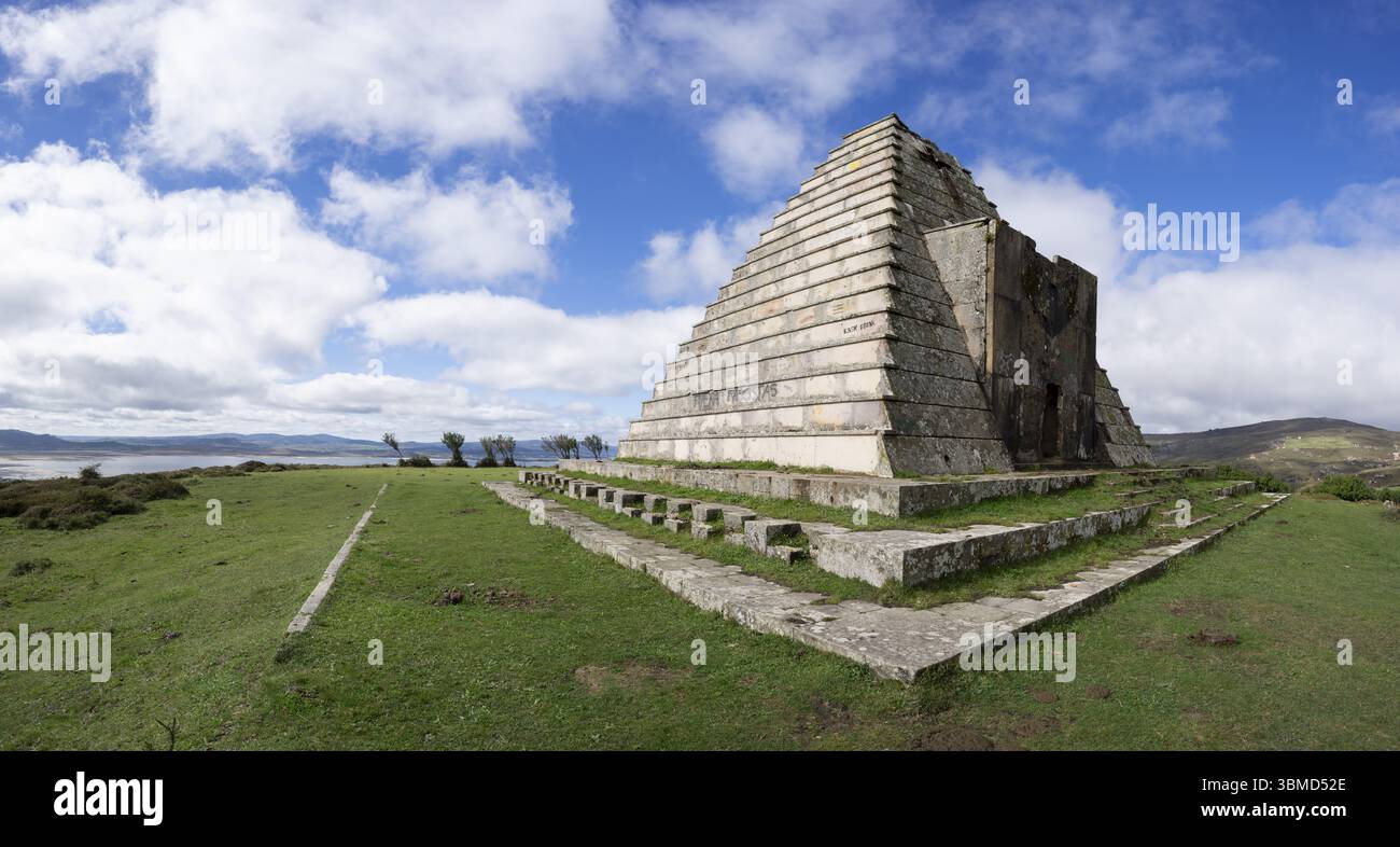 Pyramid of the Italians, 1937, mausoleum built by Francisco Franco ...