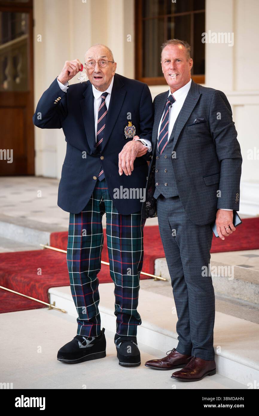 Jeffrey Roberts 99 after being made a Member of the British Empire by Jeffrey Roberts 99 after being made a Member of the British Empire by