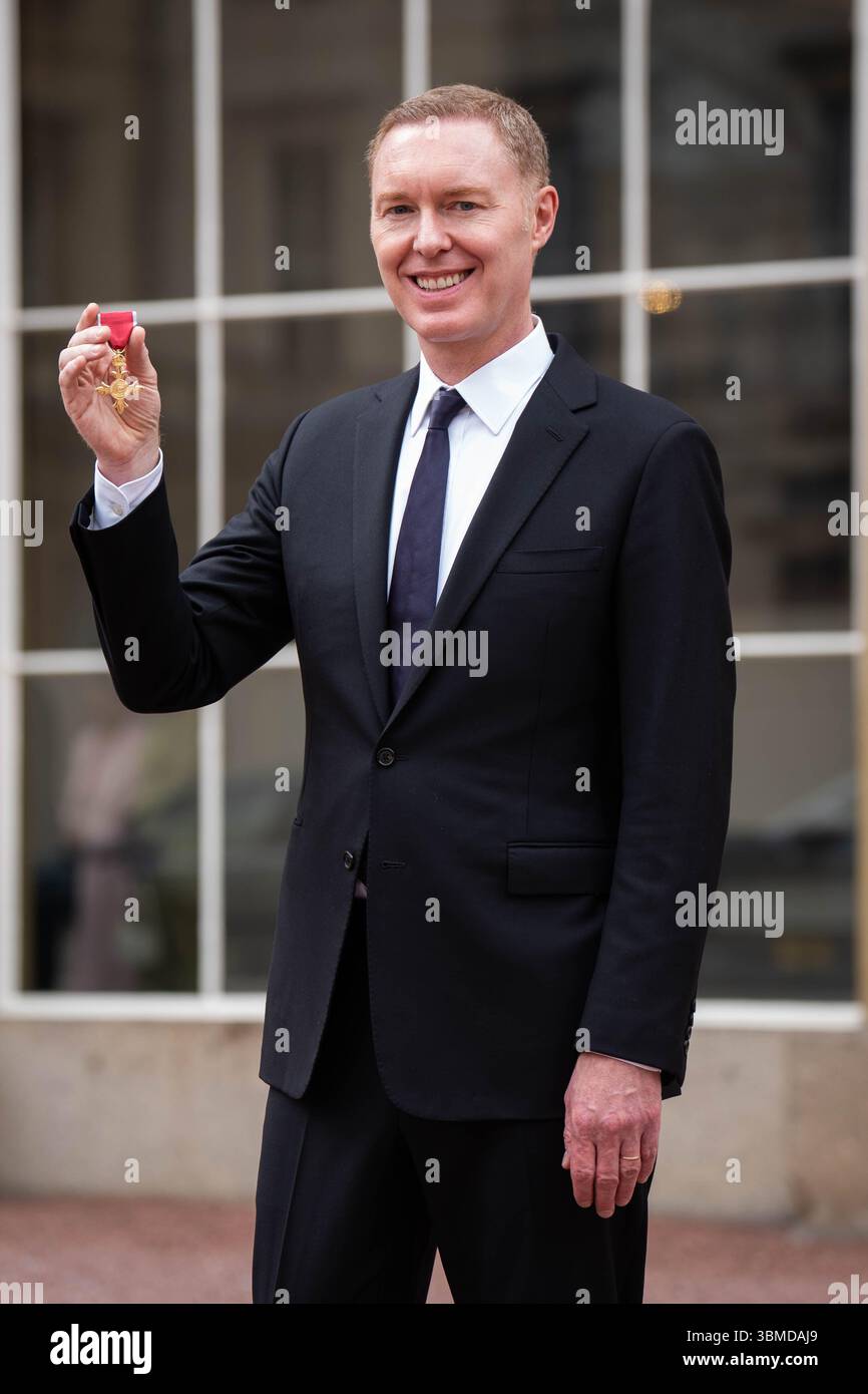 Stuart Vevers after being made an Order of the British Empire by the Stuart Vevers after being made an Order of the British Empire by the
