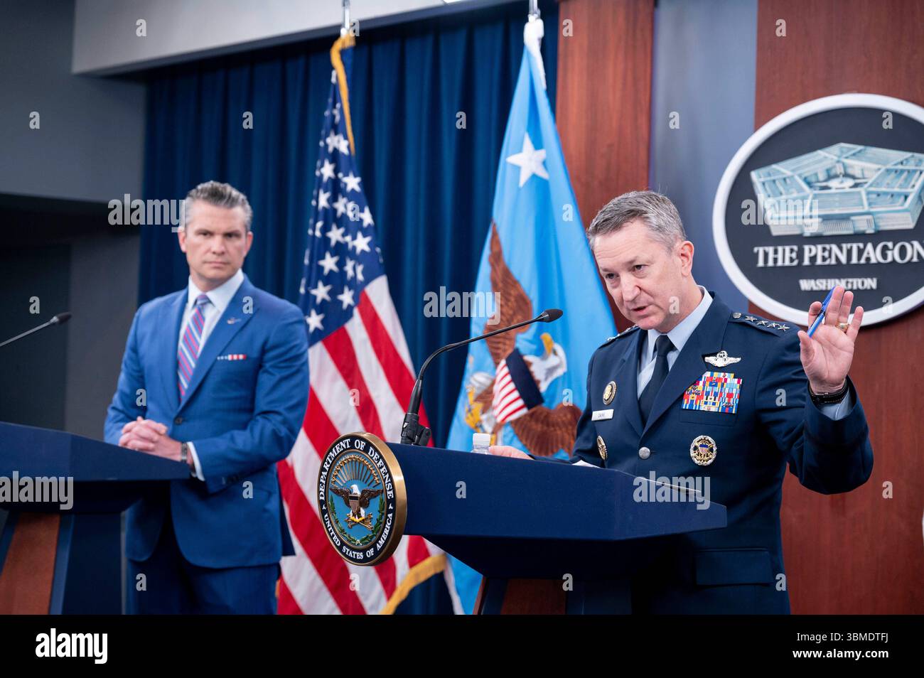 General Dan Caine press conference Potential Future Scenarios