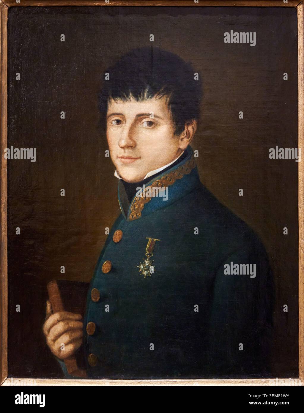 Rafael del Riego, 1814-1823,  ANONYMOUS, Museo del Romanticismo, Museum of Romanticism, Madrid, Spain Stock Photo