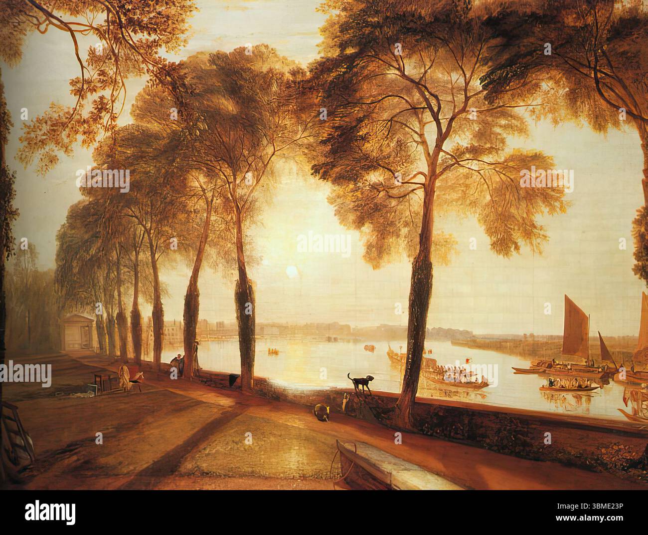 Mortlake terrace turner hi-res stock photography and images - Alamy