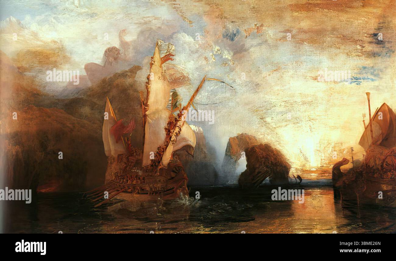 Turner, Joseph Mallord William - Ulysses Deriding Polyphemus Stock ...