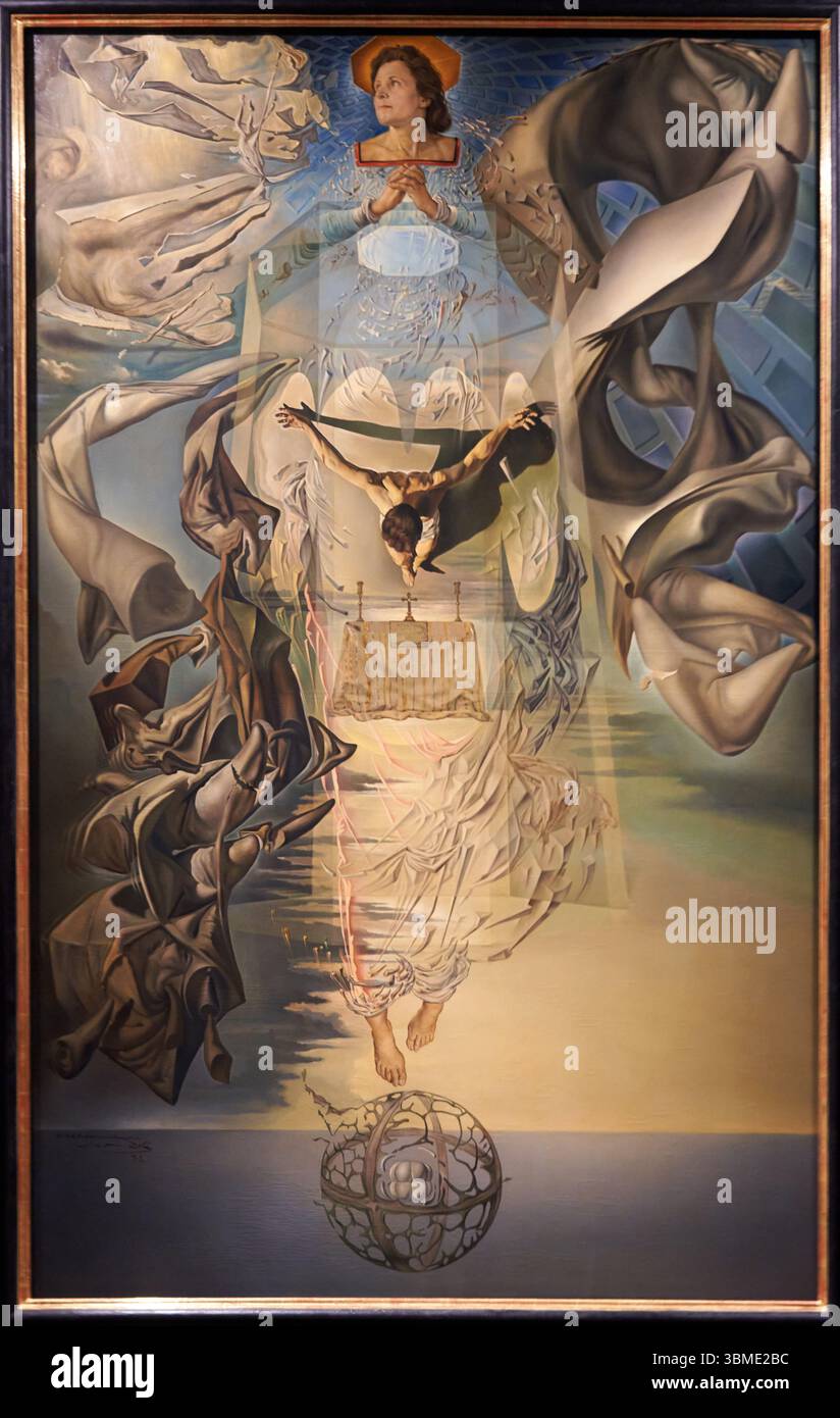 Twilight Assumption Lapis Lazuli, Assumpta Corpuscularia Lapislazulina, 1952, Salvador Dalí (1904-1989) Stock Photo