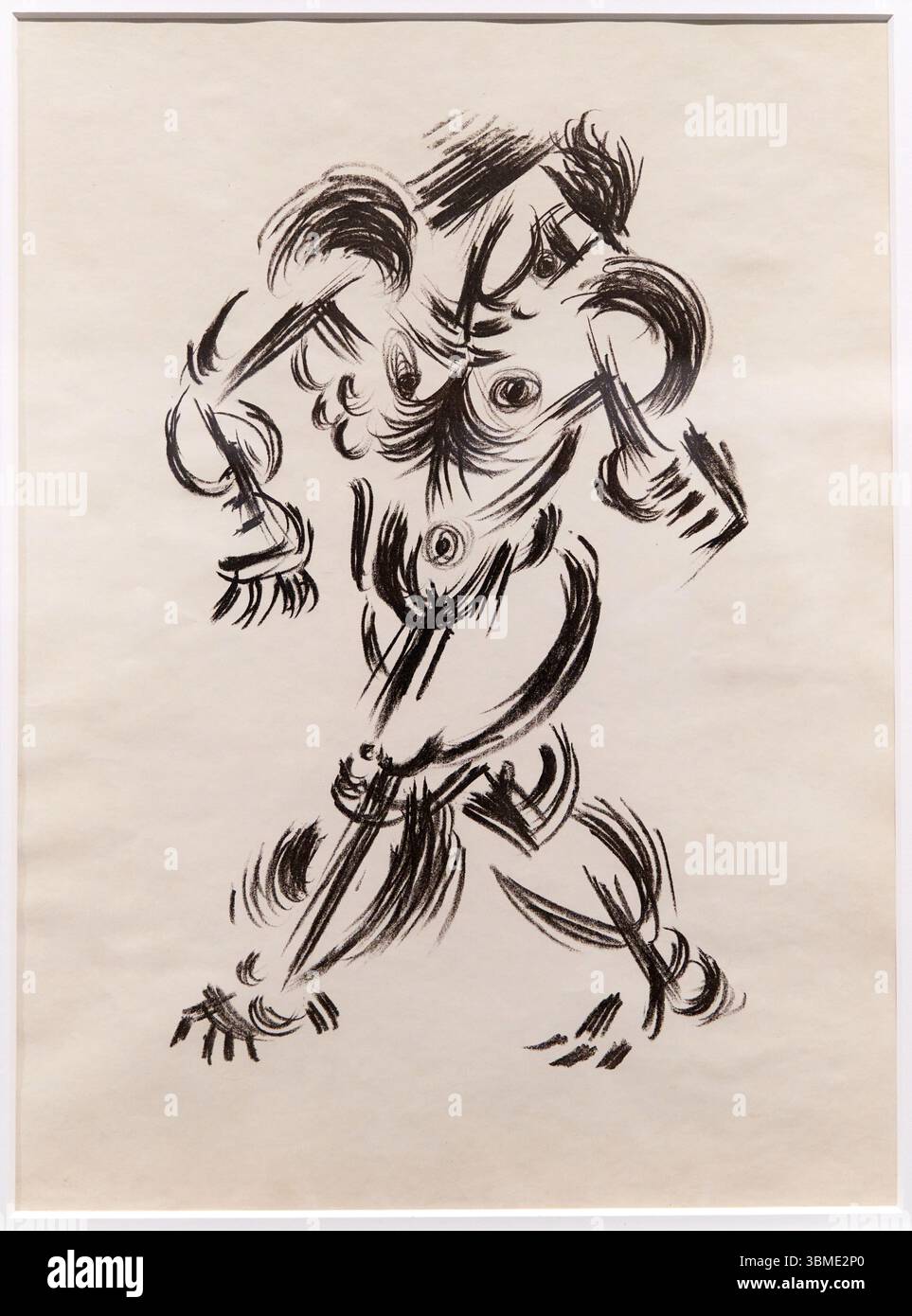 Johannes Itten (1888-1967), Lithograph 4, 1919, Lithographs on paper Stock Photo