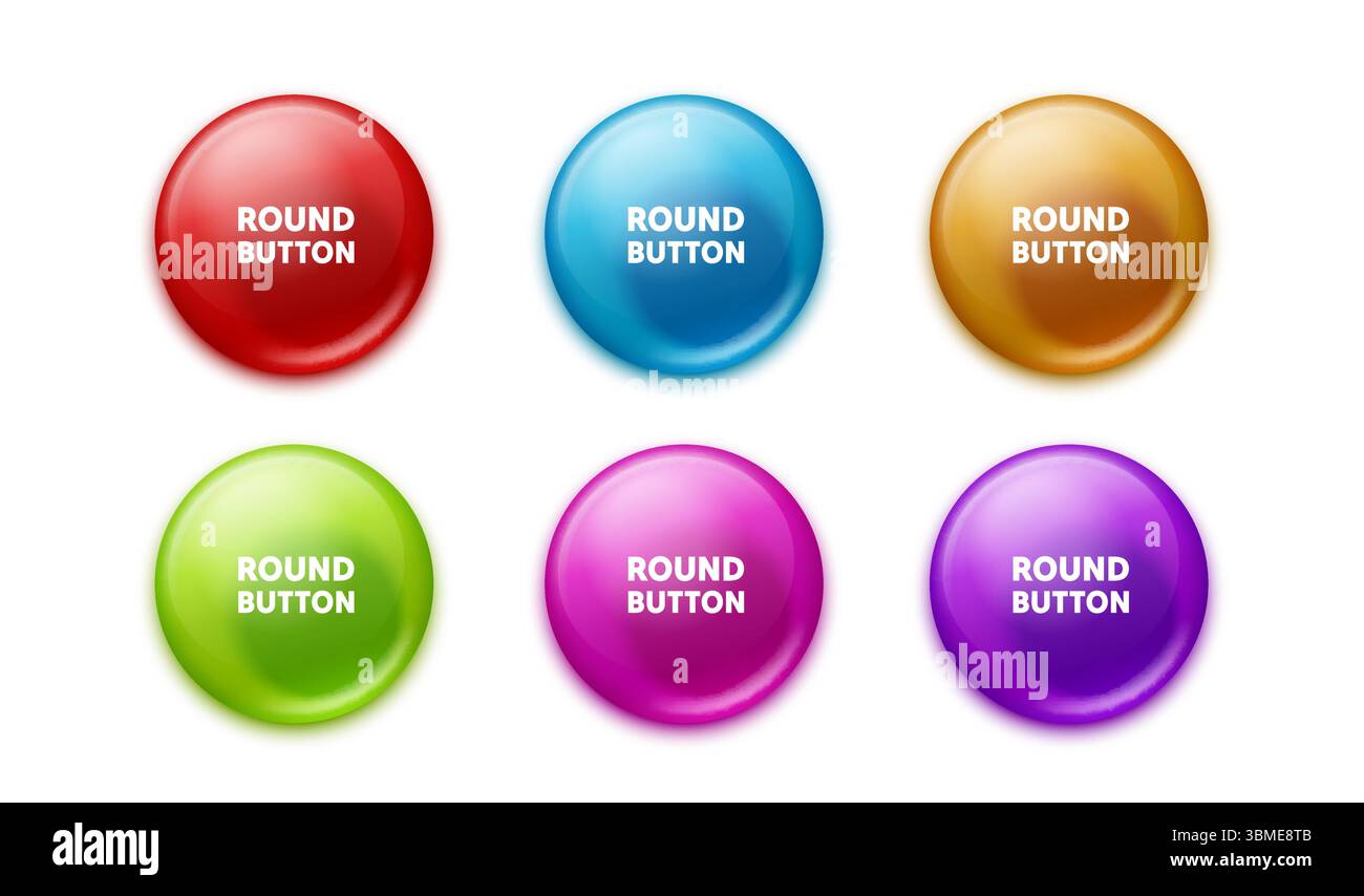 Vintage illuminated round neon Cut Out Stock Images & Pictures - Alamy