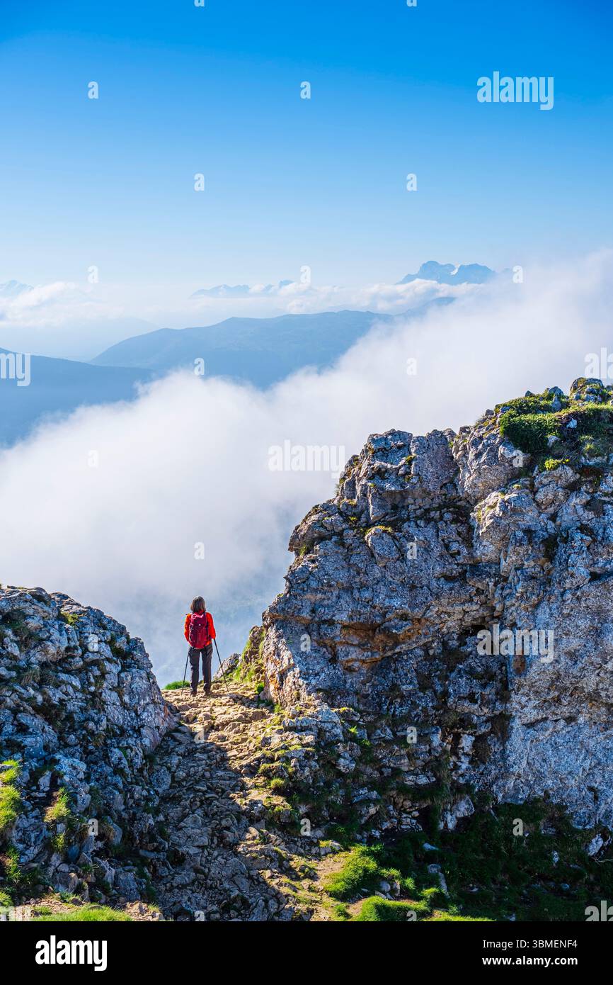 France, Isere, Villard-de-Lans, Vercors Regional Natural Park, Col Vert (1766m) Stock Photo