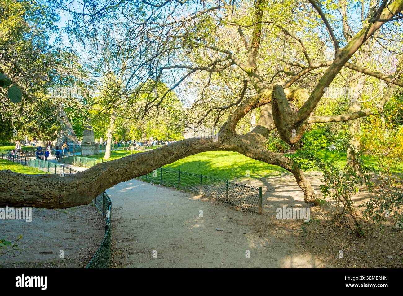 Le Parc Monceau Royalty-Free Stock Photography