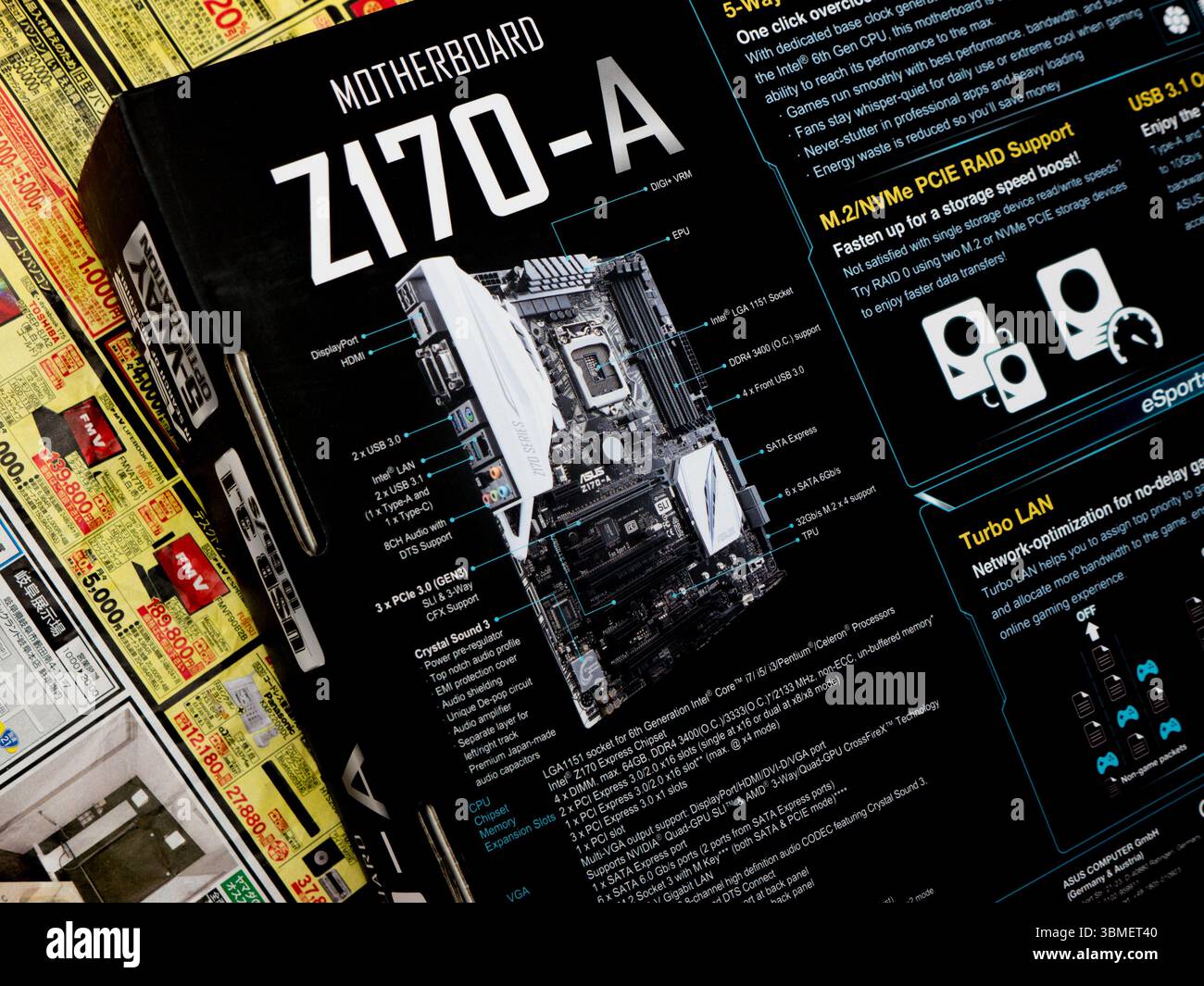 Motherboard ASUS Z-170-A. ASUSTeK Computer Inc. ( marketed as ASUS) is ...