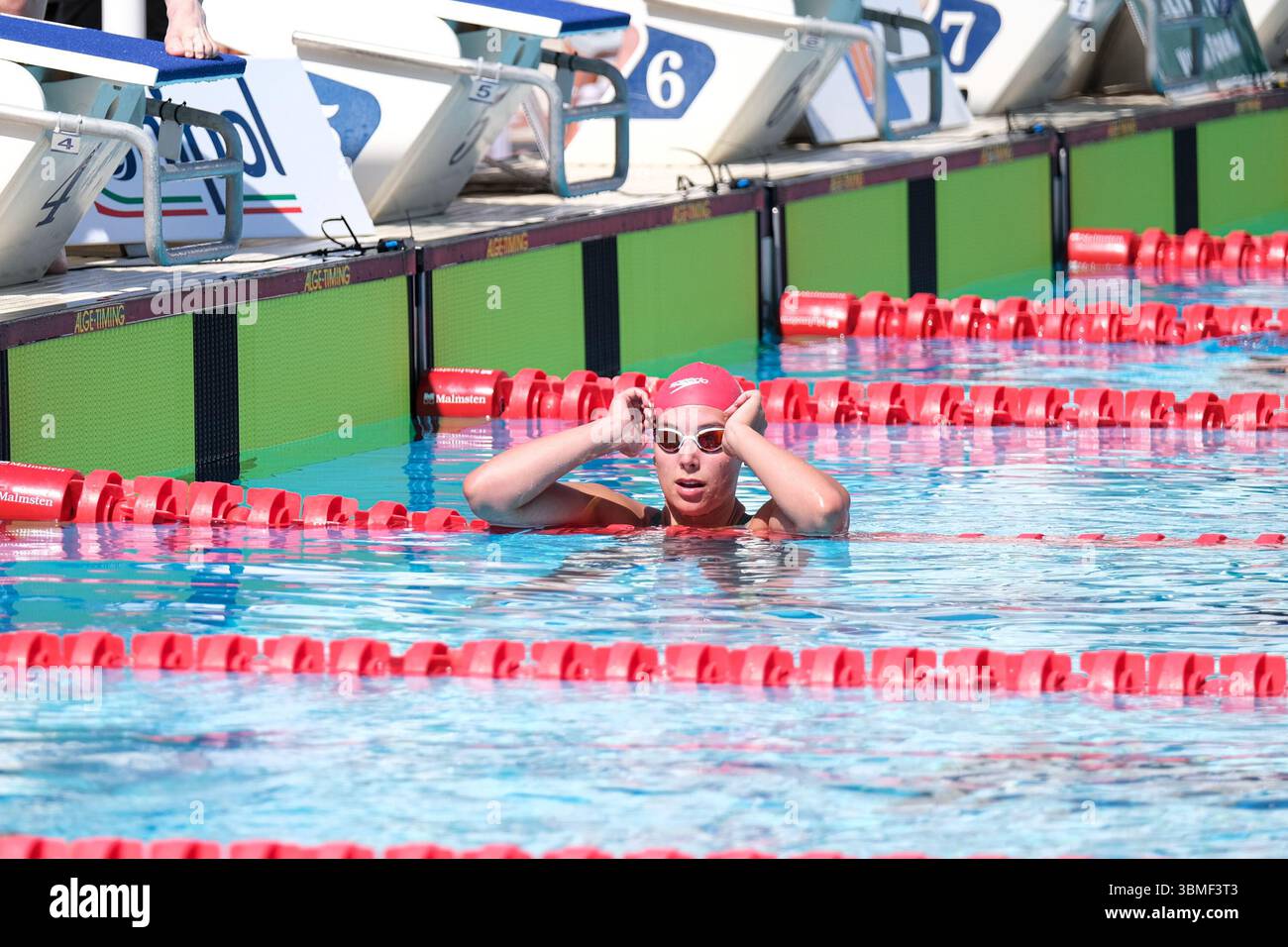Freya Colbert of Great Britain in action during the Women's 200m ...
