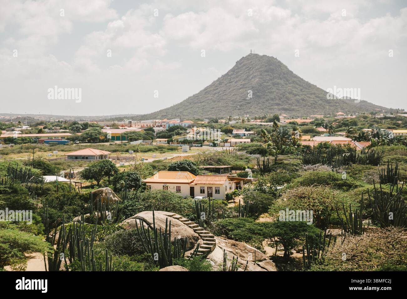 Lush vegetation surrounds mountain hi-res stock photography and images ...