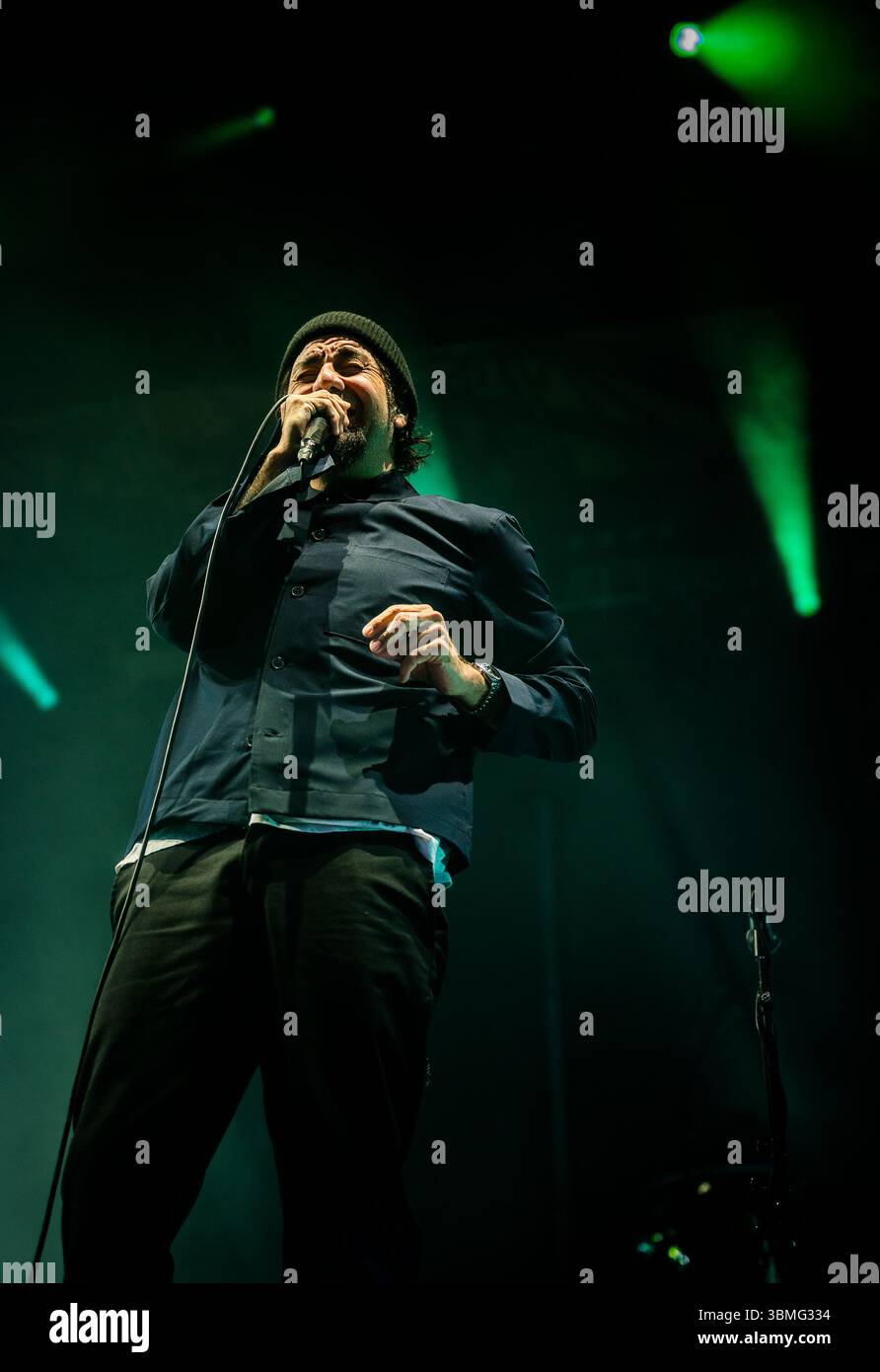 Deftones is an American alternative metal band performing live on the