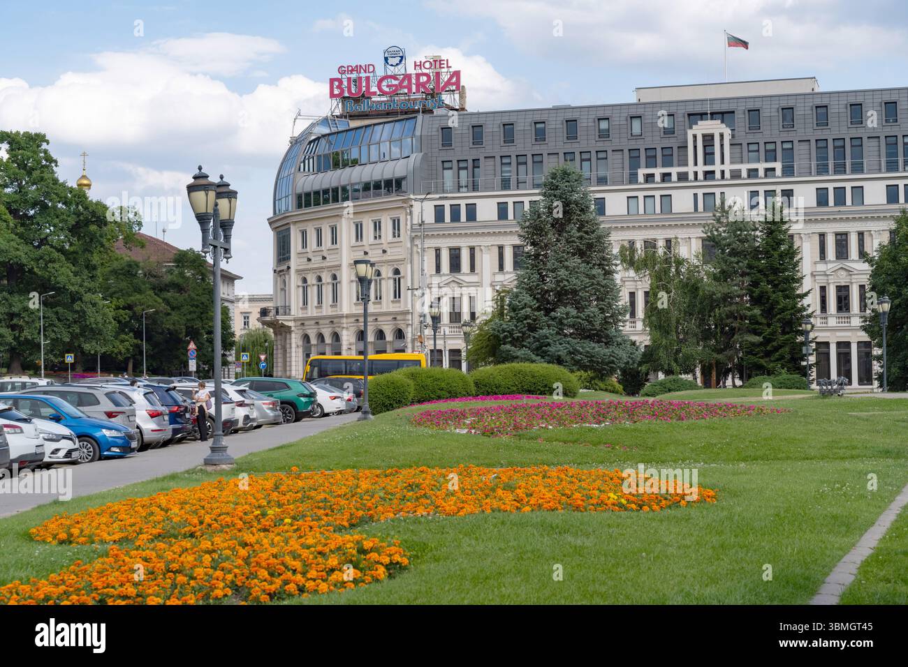 Sofia, Bulgaria. June 21st 2025. The Grand Hotel Bulgaria, a luxury five star hotel beside the City Garden in central Sofia, Bulgaria. Stock Photo