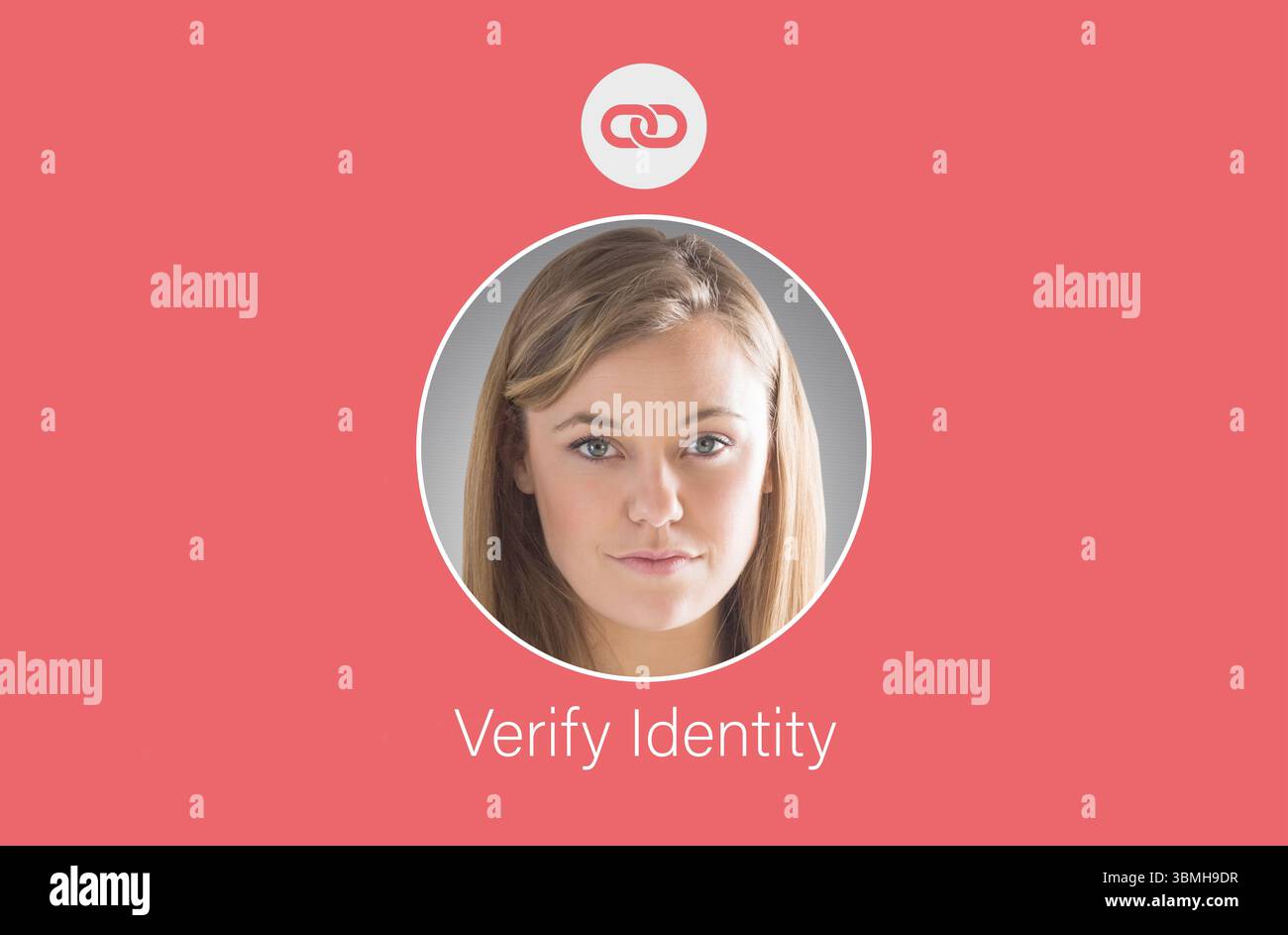 Identification on interface Stock Photo