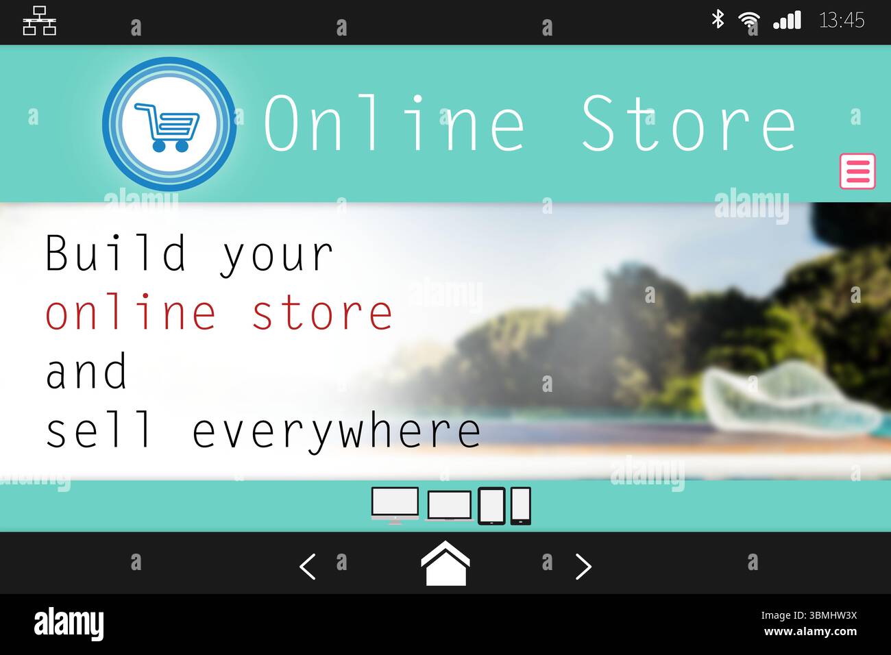 Online shopping technology desktop hi-res stock photography and images - Alamy