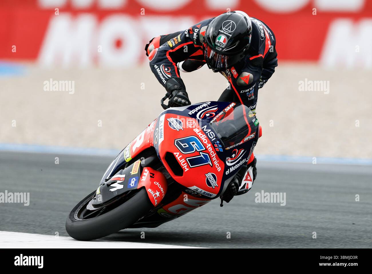 ASSEN - Eric Fernandez (SPA) on his Boscoscuro crashes during free ...