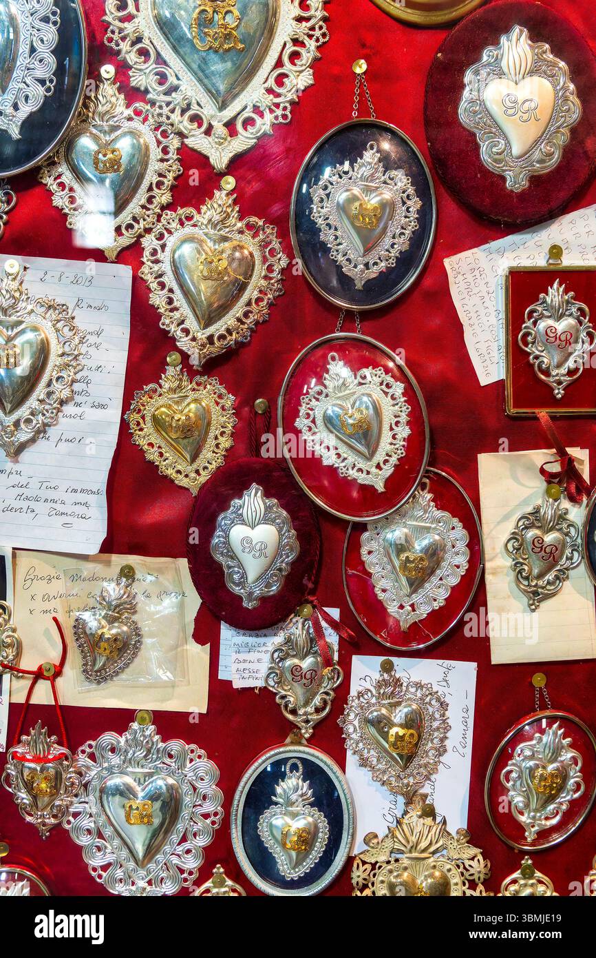 A Collection Of Ex Votos With GR Initials For Grazia Ricevuta a-collection-of-ex-votos-with-gr-initials-for-grazia-ricevuta