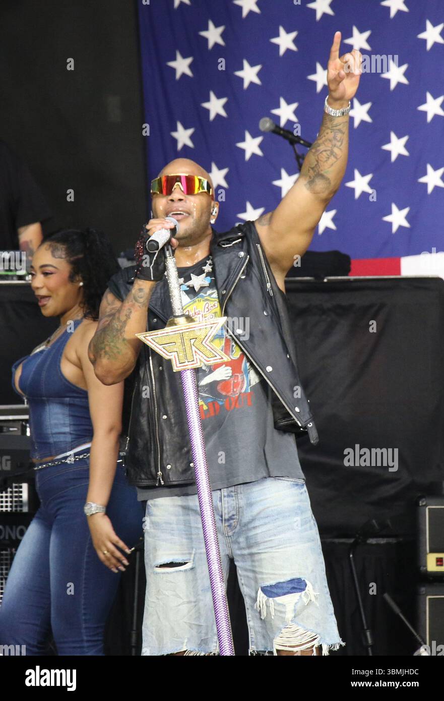 Flo Ryder New York, NY, USA. 26th June, 2025. Flo Rida performs on FOX's American ...