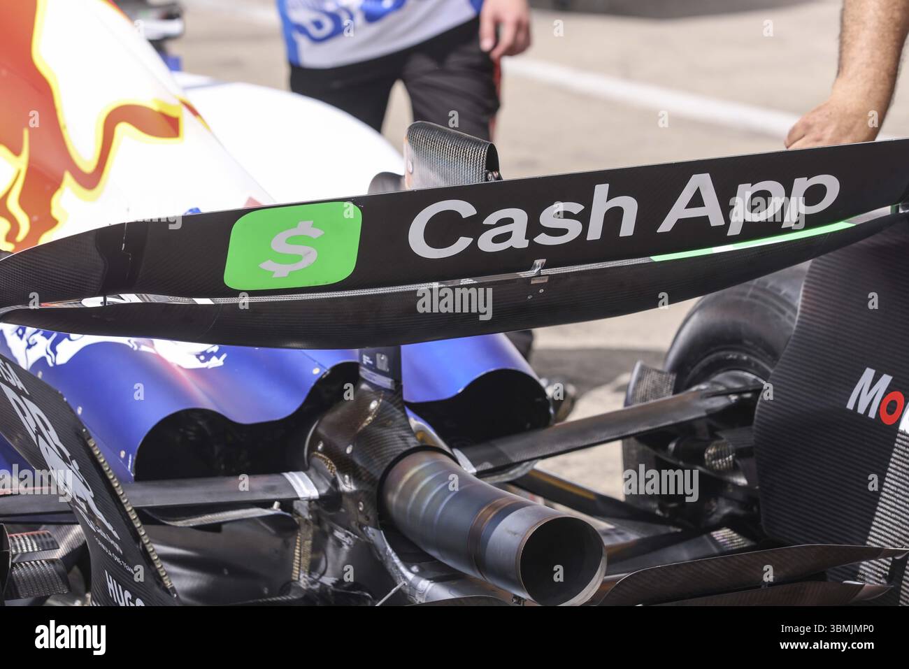 Visa Cash App RB F1 Team, mechanical detail rear wing aerodynamism ...