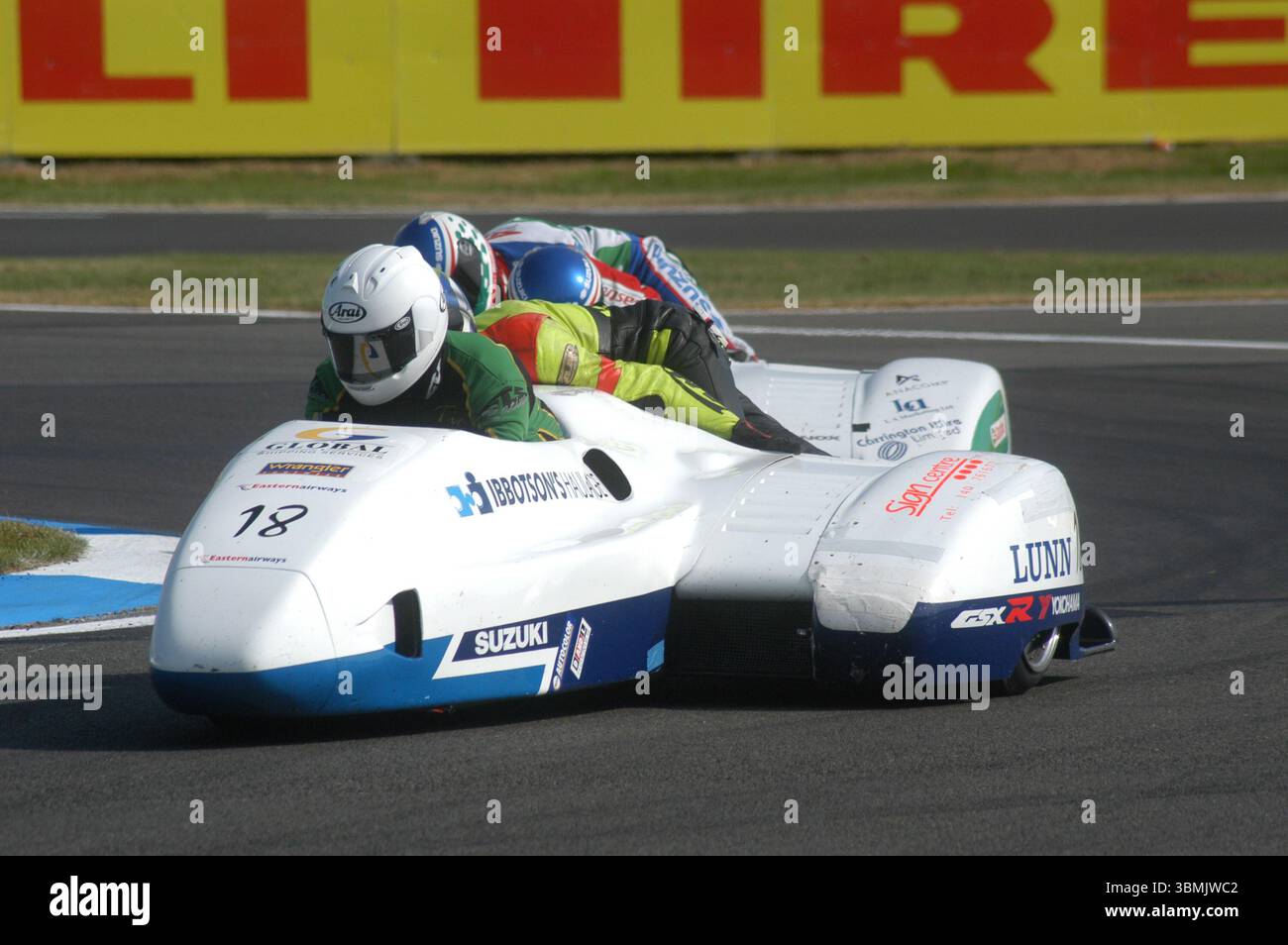 Sidecar Outfits at Silverstone World Superbikes 13 th June 2004 England