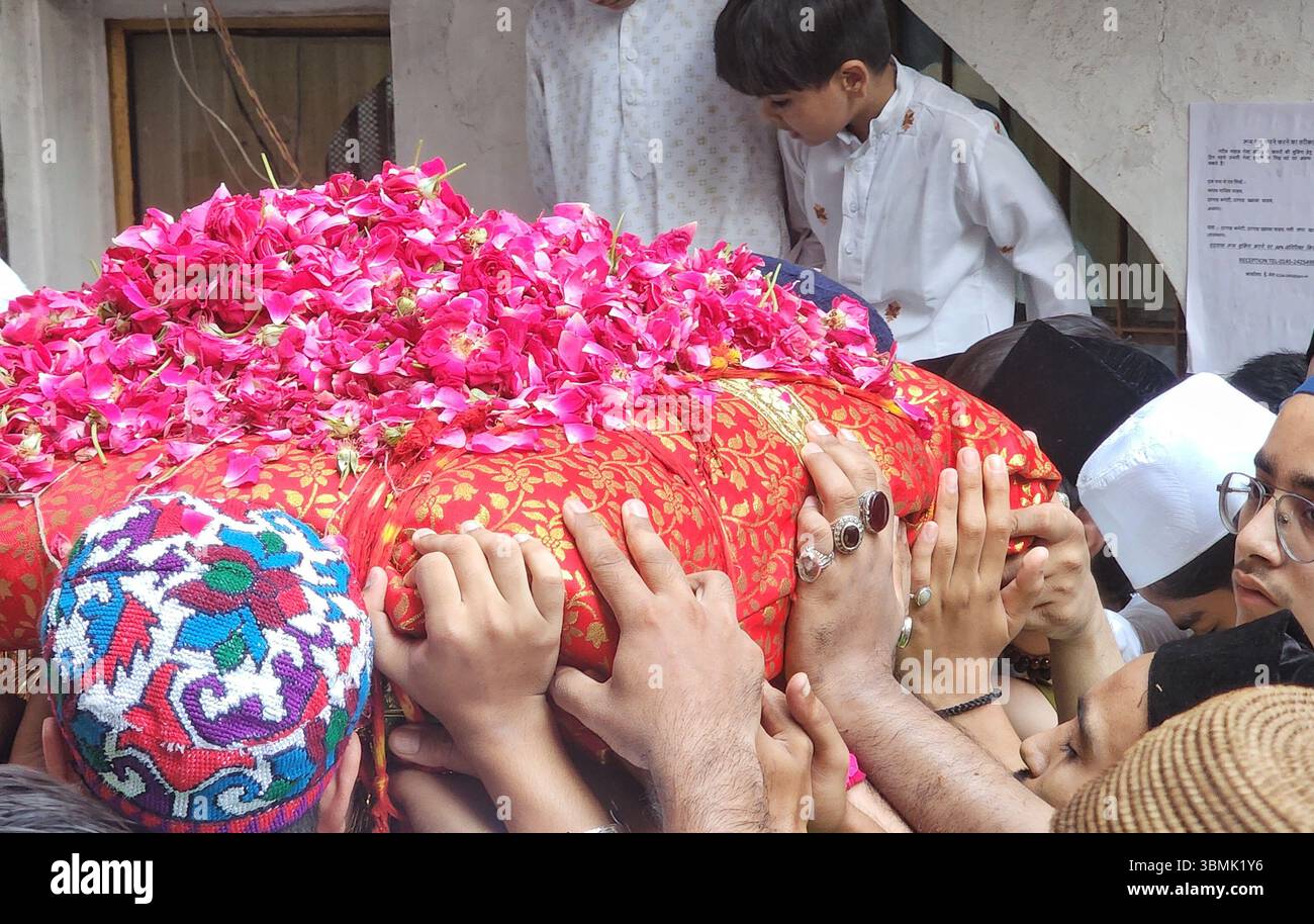 Ajmer, India. 26th June, 2025. Muharram rituals begin with the ...