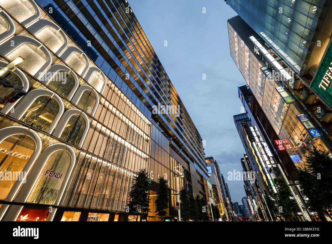 GINZA TOKYO Stock Photo