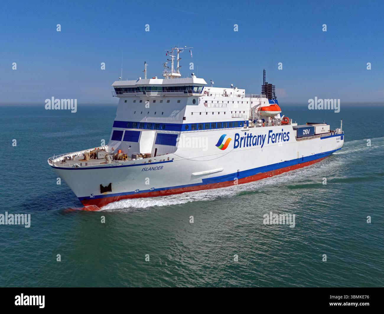 Islander, a cross-Channel ferry operated by Brittany Ferries between ...