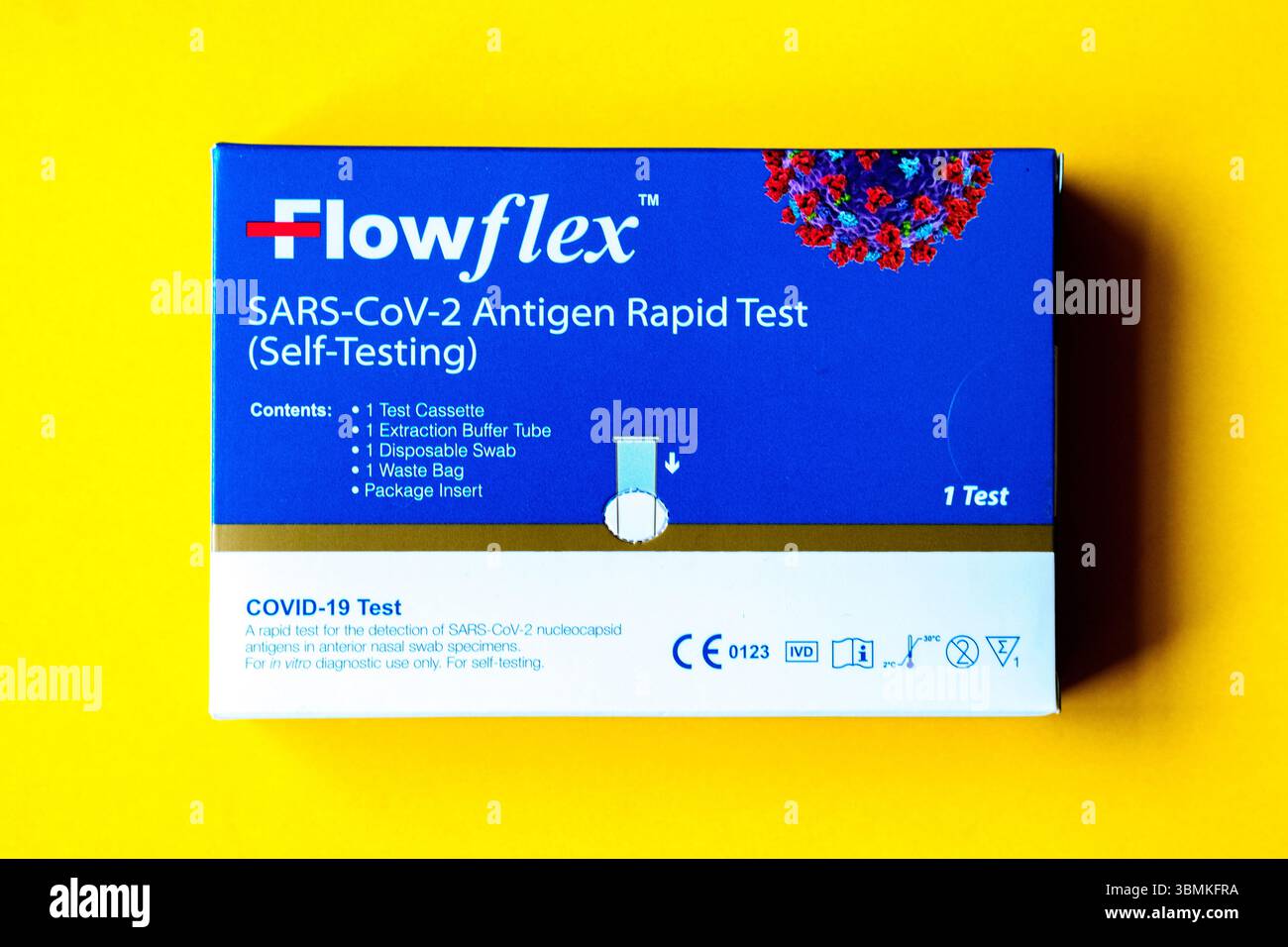 London UK June 27 2025, Flowflex Covid-19 Antigen Rapid Test Self Test ...