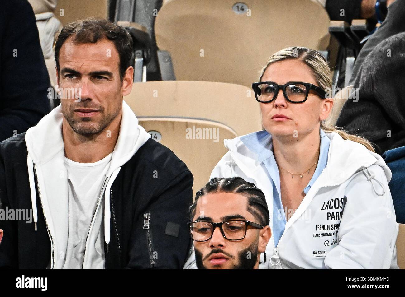 Paris France 28th May 2025 Laure BOULLEAU And Bruno CHEYROU During paris-france-28th-may-2025-laure-boulleau-and-bruno-cheyrou-during