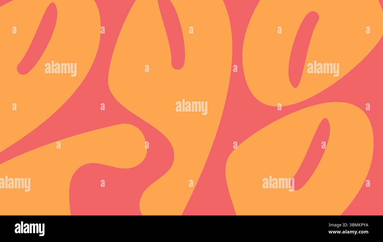 Bold orange abstract background Stock Vector