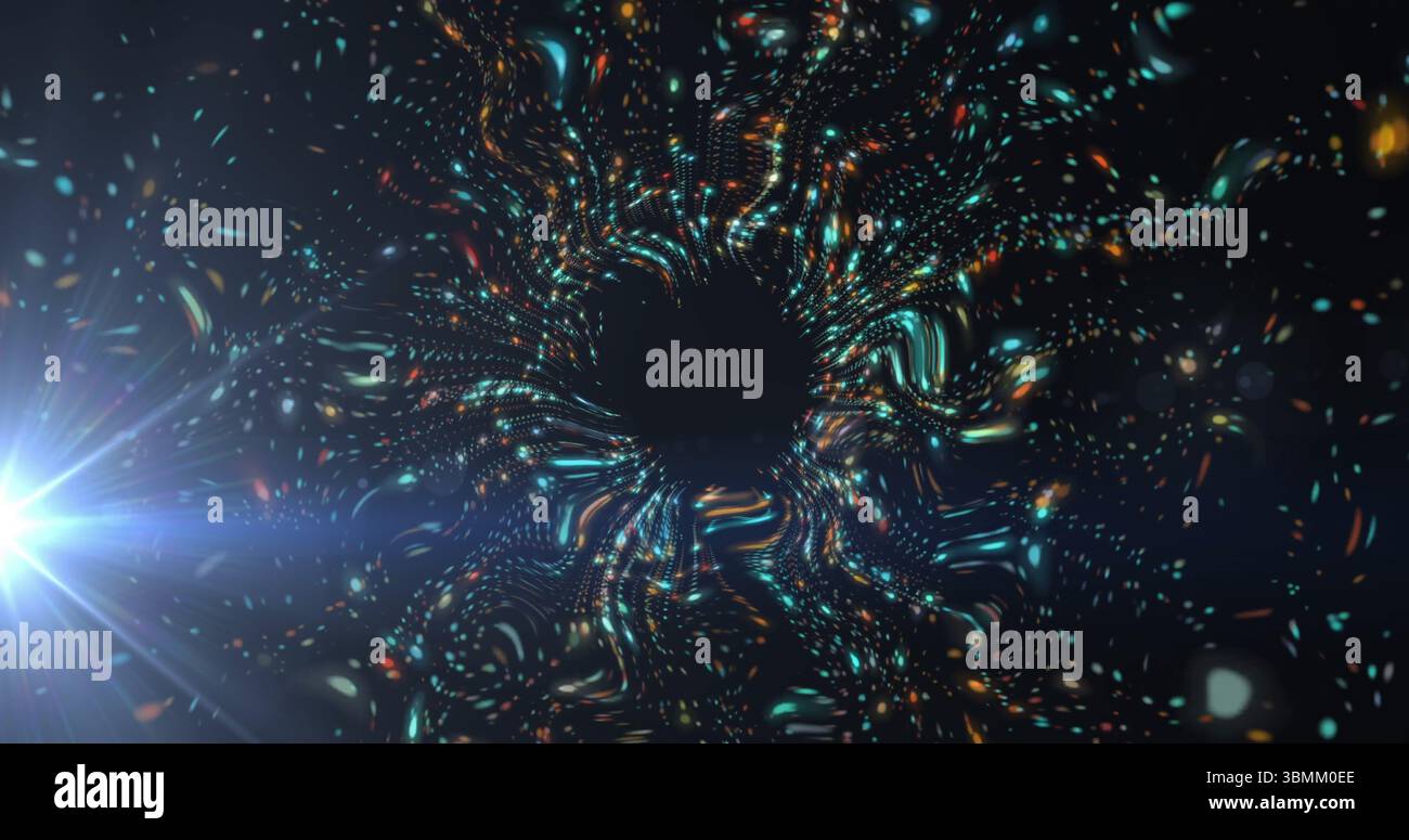 Dynamic light patterns swirl pulse hi-res stock photography and images ...