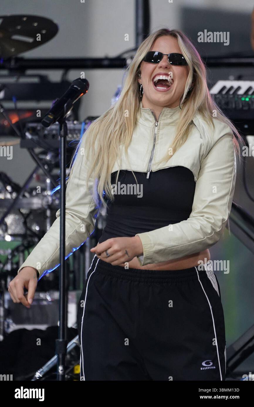 Renee Rapp on stage for NBC Today Show Concert Series with Reneé Rapp