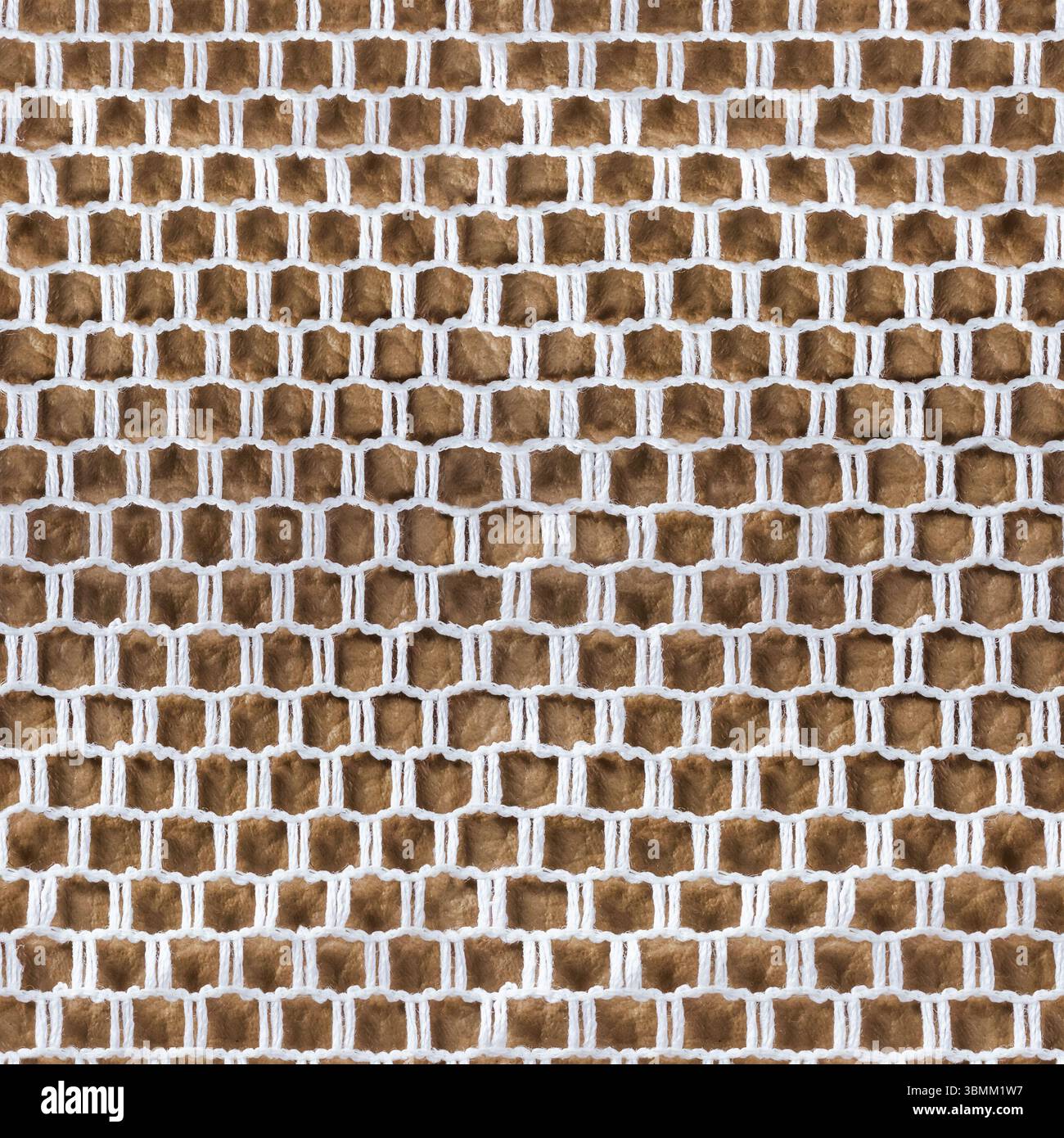 Seamless 4k photo texture material of white cotton colored mesh net on ...